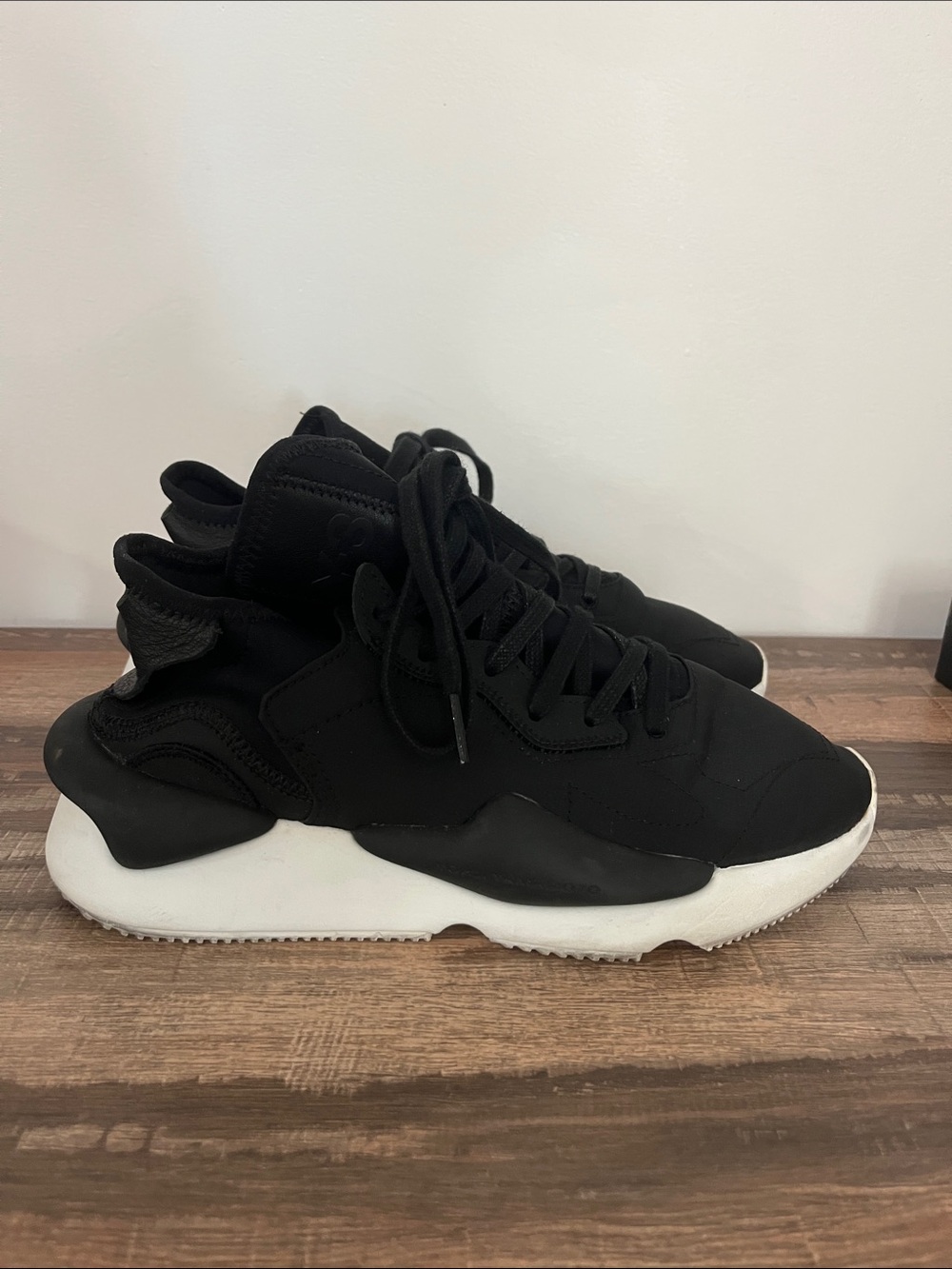 Y-3 Black and White Women’s Athletic Sneakers - Picture 3 of 4
